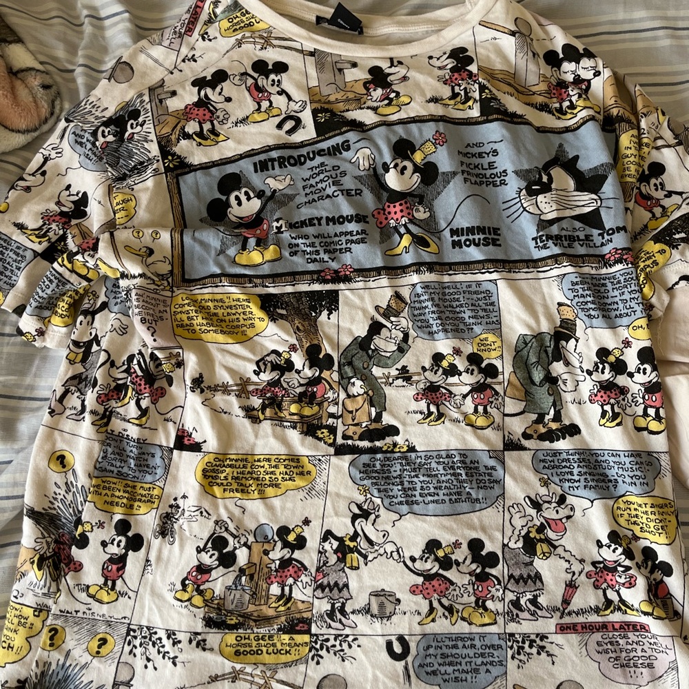 Zara Mickey Comic Tee